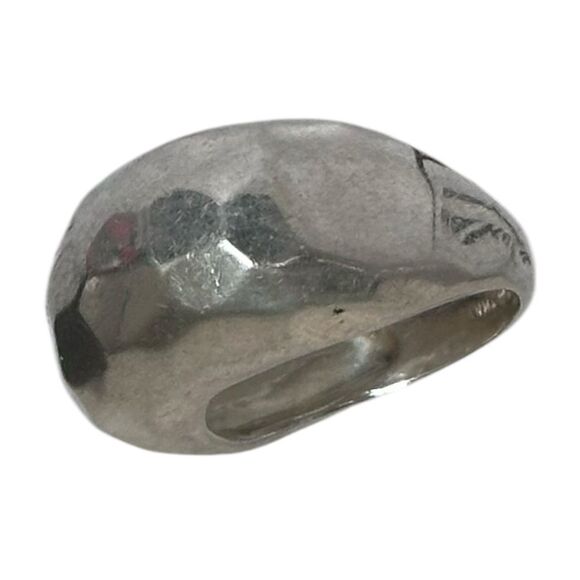 Silpada R2758 Classique Hammered 925 Sterling Silver Dome Ring Size 8 - Picture 15 of 16